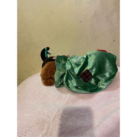 Animated Christmas Santa’s Sack Dog Plush Talks and shakes jinglebell tail - Picture 2 of 5